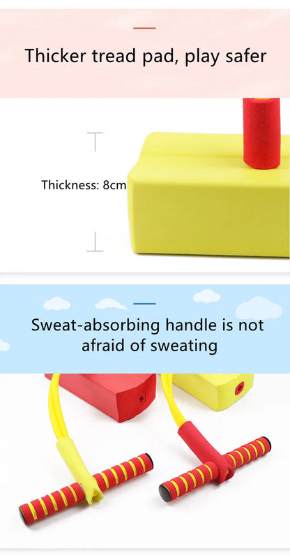 Foam Pogo Jumper for Kids 3+ – Energize outdoor play with this durable, foam-based pogo jumper that’s perfect for boys and girls aged 3 and up. Its safe design makes it an excellent gift, particularly for autistic childre