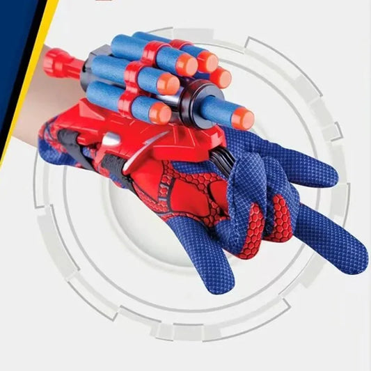 Outdoor Soft Bomb Launcher & Glove Set – Experience action-packed play with this soft bullet launcher featuring a spray wrist activation. Complete with protective gloves, this innovative toy gun is designed for outdoor game