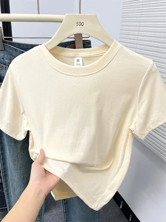 2025 Summer New High Quality Casual T Shirt for Women