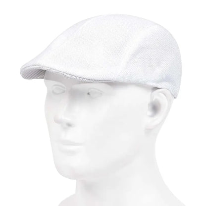 Mens Solid Casette Caps
