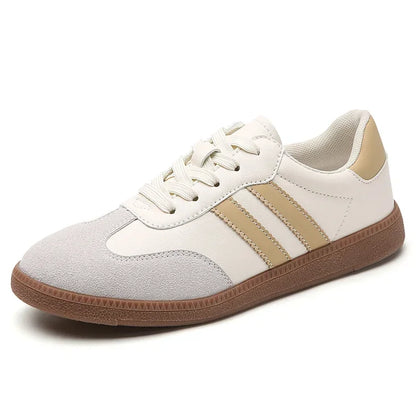 Women's Spring Platform Sneakers – This chic, vulcanized casual flats blend comfort with trend-setting style for an effortlessly modern look.