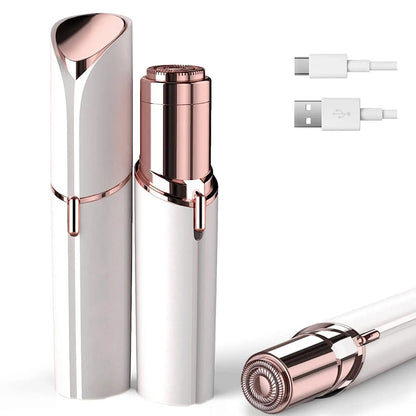 Portable Facial Hair Remover for Women – This mini electric razor combines the precision of a shaver with the efficiency of an epilator. It’s expertly designed to tackle unwanted hair on the lips, chin, armpits, and even