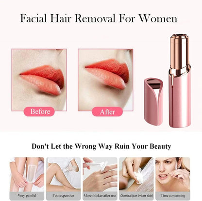 Portable Facial Hair Remover for Women – This mini electric razor combines the precision of a shaver with the efficiency of an epilator. It’s expertly designed to tackle unwanted hair on the lips, chin, armpits, and even