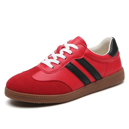 Women's Spring Platform Sneakers – This chic, vulcanized casual flats blend comfort with trend-setting style for an effortlessly modern look.