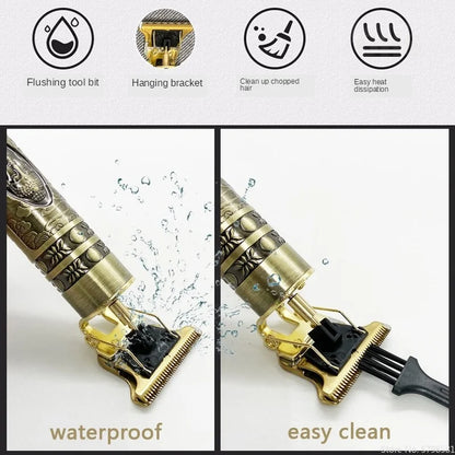 Professional 0mm Electric Grooming Tool – A versatile hair clipper and beard shaver that doubles as a body hair trimmer, ideal for precise repairs and flawless cutting for men and barbers alike.