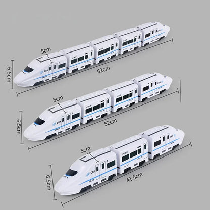 DIY High-Speed Railway Train Model Toy – Ignite your child's passion for engineering with this interactive build-it-yourself train. Designed with realistic electric sound and light effects, it simulates the excitement of a