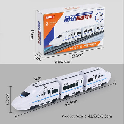 DIY High-Speed Railway Train Model Toy – Ignite your child's passion for engineering with this interactive build-it-yourself train. Designed with realistic electric sound and light effects, it simulates the excitement of a