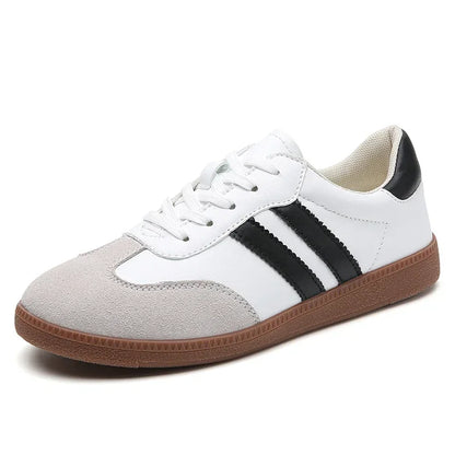 Women's Spring Platform Sneakers – This chic, vulcanized casual flats blend comfort with trend-setting style for an effortlessly modern look.