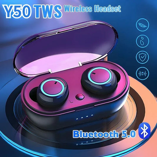Bluetooth Earbuds – Waterproof IPX7, Deep Bass,Stereo, Sport-Ready Headset