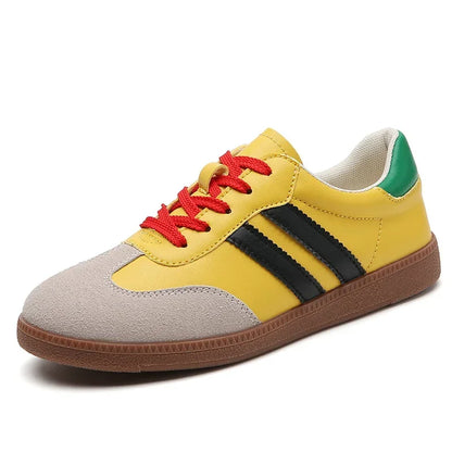Women's Spring Platform Sneakers – This chic, vulcanized casual flats blend comfort with trend-setting style for an effortlessly modern look.
