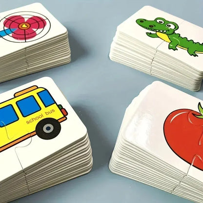 32 Pcs Enlightenment Card Matching Puzzle Early Education Toys