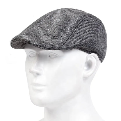 Mens Solid Casette Caps