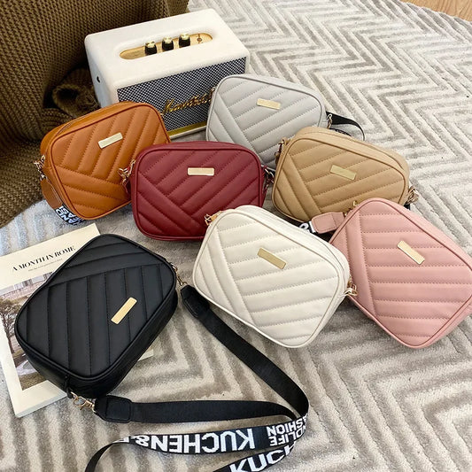 Elegant Women's PU Leather Crossbody Messenger Bag – This compact, stylish bag features a secure zipper closure and premium PU leather design, making it the perfect luxury accessory for summer travel and everyday sophistica