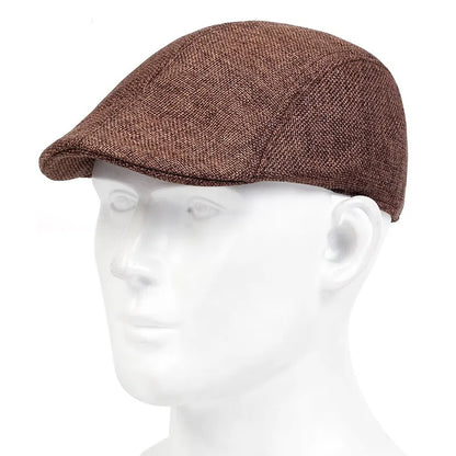 Mens Solid Casette Caps
