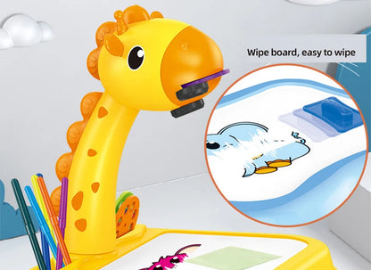 Children's LED Projector Drawing Table & Art Set – Spark your child's creativity with this multifunctional art station that transforms drawing and painting into an interactive learning experience. Featuring an integrated LE