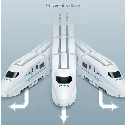 DIY High-Speed Railway Train Model Toy – Ignite your child's passion for engineering with this interactive build-it-yourself train. Designed with realistic electric sound and light effects, it simulates the excitement of a