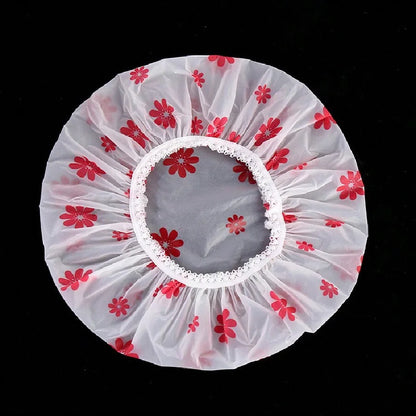 5-Piece Waterproof Shower Caps – Perfect for everyday bathing, these caps help protect your hair by resisting oil and moisture, ensuring your hair stays dry and cared for.