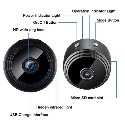 Mini Camera WiFi Wireless Monitoring Security Protection Camcorders Video Surveillance Smart Home