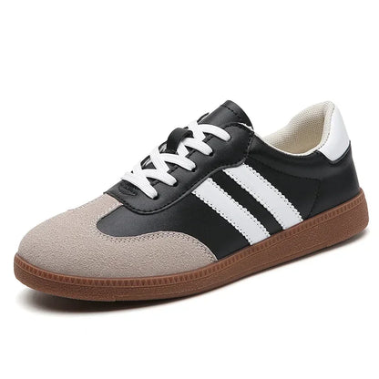 Women's Spring Platform Sneakers – This chic, vulcanized casual flats blend comfort with trend-setting style for an effortlessly modern look.