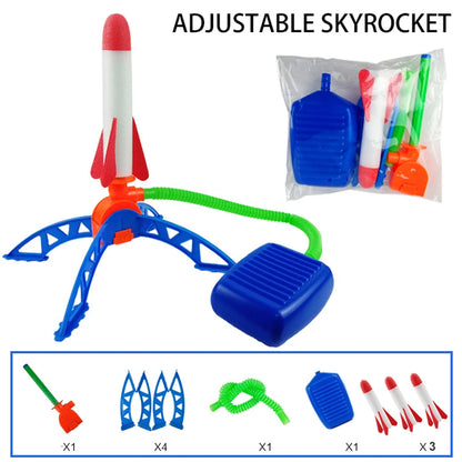 Rocket Foot Pump Launcher Outdoor Air Pressed Pedal Soaring Toy